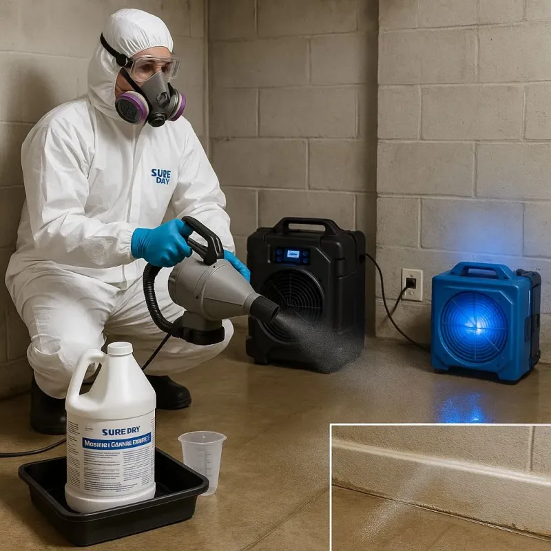 Sanitization and Odor Removal process in Estacada, OR